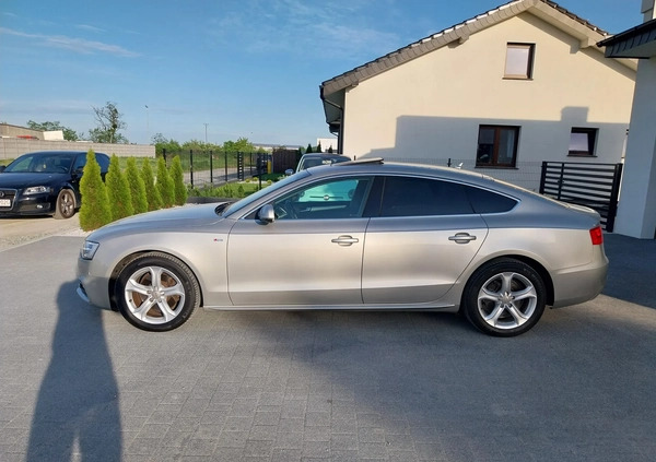 Audi A5 cena 59600 przebieg: 159000, rok produkcji 2016 z Jedwabne małe 121